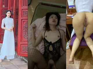 Từ áo dài đến dồ sexy cứ gặp là em 1 bộ mới